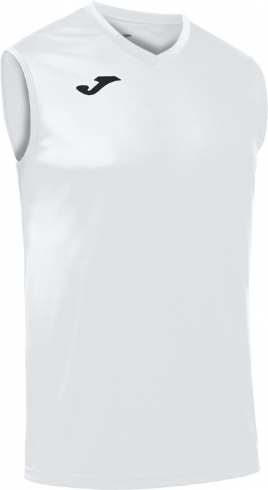 Joma - Combi Sleeveless Shirt - White & black