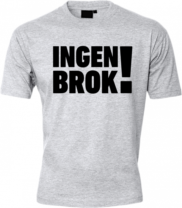 ID - Ingen Brok T-Shirt - Snow Melange & black